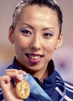 Japan's Tachibana wins solo synchronized swimming